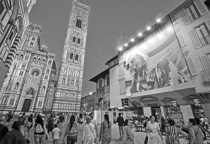 Maxi Affissione Piazza Duomo Firenze